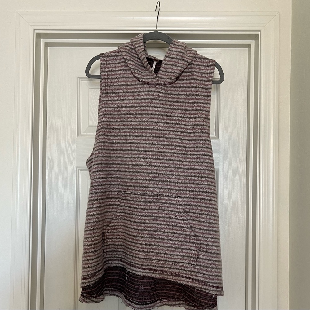 Free People Cutoff Sweatshirt